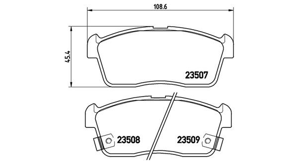 MAGNETI MARELLI stabdžių trinkelių rinkinys, diskinis stabdys 363700479012